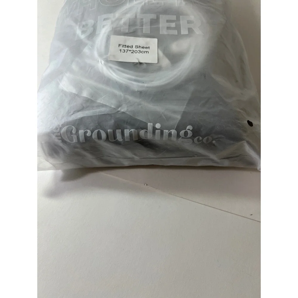 The Grounding Co Full Size Fitted Sheet Gray Earthing Conductive FS-GRY-137203